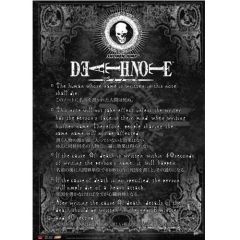 Death Note Regels Wallscroll