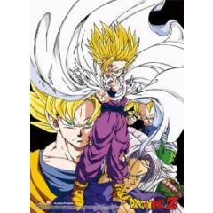 Dragon Ball Z - Gohan & Group Premium Wallscroll