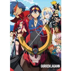 Gurren Lagann - Group Wall Scroll