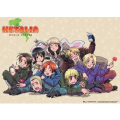 Hetalia Group Wallscroll