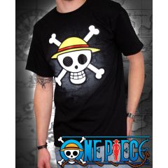 One Piece T-shirt: Skull with map