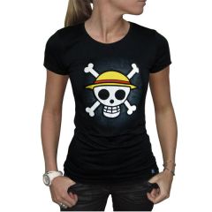 One Piece T-shirt: Skull with map (woman)