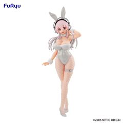 Super Sonico BiCute Bunnies PVC Statue Pearl White Ver. 30 cm