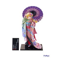 Monogatari PVC Statue 1/4 Shinobu Oshino Japanese Doll 42 cm