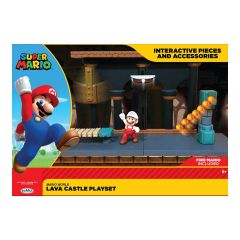 World of Nintendo Super Mario Playset Lava Castle