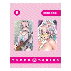 Super Sonico Pin Badges 2-Pack Set B