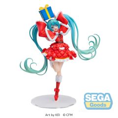 Hatsune Miku Series Luminasta PVC Statue Hatsune Miku Christmas 2024 19 cm