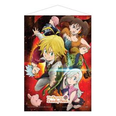 The Seven Deadly Sins Wallscroll Key Art Visual 50 x 70 cm